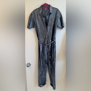 XiRENA Shimmering Silver Jumpsuit